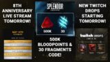 Dead By Daylight| 500K Bonus Bloodpoints & 30 Rift Fragments code! New Twitch Drops tomorrow!