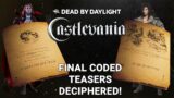 Castlevania Final Teasers Deciphered for Dead By Daylight! Alucard Skin!