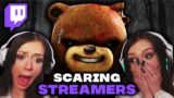 JUMPSCARING TWITCH STREAMERS WITH TRAPPER | Dead By Daylight