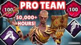 INSANE 50,000 HOUR PRO TEAM Vs my VECNA | Dead by Daylight